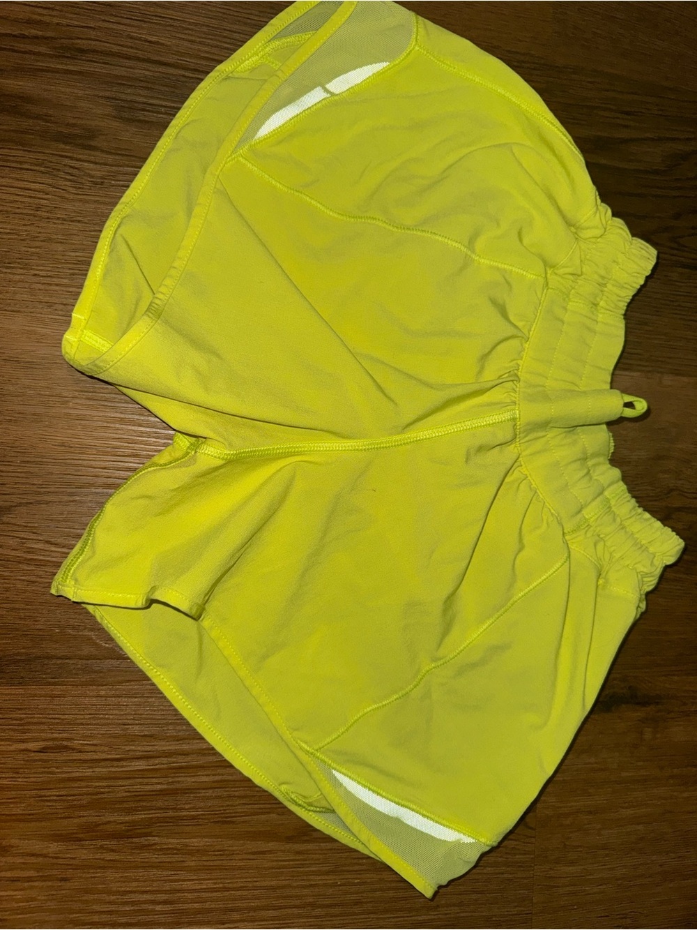 lululemon athletica Neon Yellow Women’s Athletic Shorts